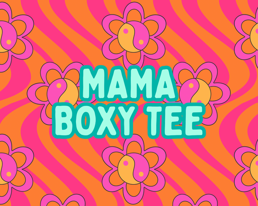 🦋 mama boxy tee 🦋